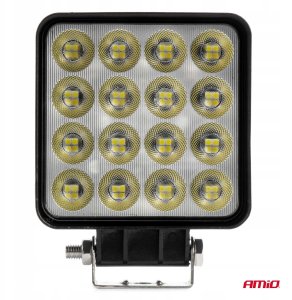 Lampa robocza szperacz led awl64 192w 6500k 12000lm 12v 24v amio-04205 4