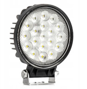 Lampa robocza szperacz led awl65 57w 6500k 10000lm 12v 24v amio-04206 2