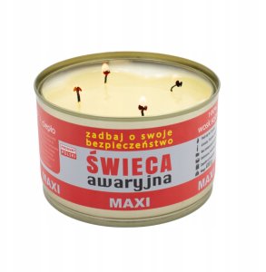 Świeca awaryjna przetrwania HASKE Pro MAXI 410g 72h 1