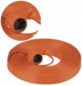Przedłużacz ogrodowy jednogniazdowy, PVC,H05VV-F 2x1,5mm?, długość 40m 1