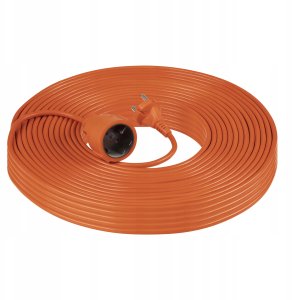 Przedłużacz ogrodowy jednogniazdowy, PVC,H05VV-F 2x1,5mm?, długość 50m 2