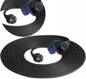 Przedłużacz warsztatowy bryzgoszczelny IP44, 1x2P+Z 10m,kabel gumowy olejoodporny H07RN-F 3x1,5mm?, 230VAC/16A, schuko 1