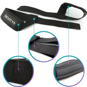 Paski do treningu siłowego Revity do martwego ciągu i ćwiczeń ze sztangą 2 szt. 3