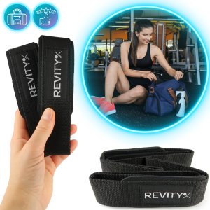 Paski do treningu siłowego Revity do martwego ciągu i ćwiczeń ze sztangą 2 szt. 4