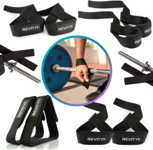 Paski do treningu siłowego Revity do martwego ciągu i ćwiczeń ze sztangą 2 szt. 6