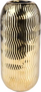 Wazon ceramiczny złoty LOBO 1