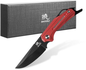 Shiori  Daichi Aka nóż myśliwski ze stali 10Cr15CoMov z powłoką PVD 1