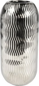 Wazon ceramiczny srebrny LOBO 1