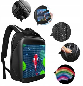 DH Style Led Backpack świecący plecak z ekranem LE 2