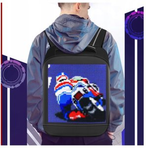 DH Style Led Backpack świecący plecak z ekranem LE 7