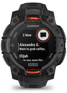 Zegarek sportowy Garmin Instinct 3 Solar - 45mm Czarny (010-02934-00) 2