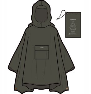 Poncho przeciwdeszczowe dla dorosłych VIKING Vesper zielone 1