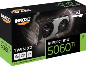 Karta graficzna Inno3D GeForce RTX 5060 Ti Twin X2 16GB GDDR7 DLSS4 (N506T2-16D7-191073N) 3