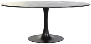 Stoły do Jadalni DKD Home Decor Czarny Metal Marmur 180 x 100 x 76 cm 1
