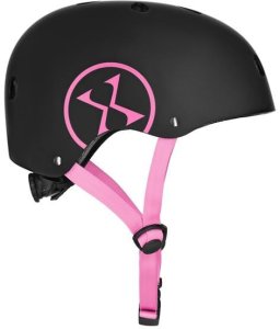 MTW001-1 KASK CZARNO-RÓŻOWY ROZM. S(52-56CM) NILS EXTREME 2