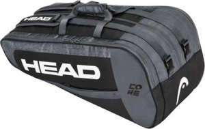 Torba tenisowa Head Core 9R Supercombi czarno-szara 283391 1