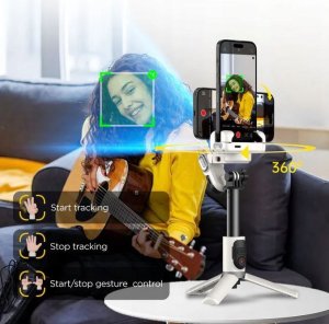 Selfie stick Hohem Gimbal Statyw Selfie Stick Lampa LED + Pilot do Telefonu / AOCHUAN M1 PRO 9