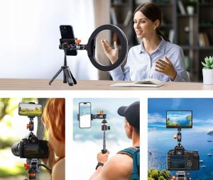 Uchwyt Ramię Przegubowe Montażowe Magic Arm na Monitor Lampę 1/4'' ISO K&F / MS27 6