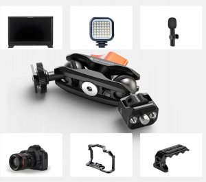 Uchwyt Ramię Przegubowe Montażowe Magic Arm na Monitor Lampę 1/4'' ISO K&F / MS27 9