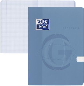 Zeszyt A5 60 kartek w kratkę geografia przedmiotowy soft touch OXFORD 1