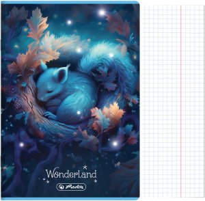 Zeszyt A5 32 kartki w kratkę z marginesem 70g/m2 Wonderland HERLITZ 1