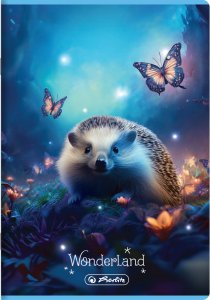 Zeszyt A5 16 kartek w kratkę z marginesem 70g/m2 Wonderland HERLITZ 7