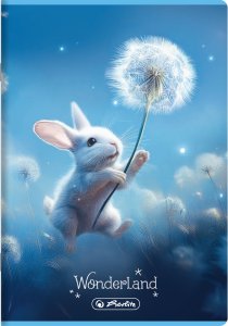 Zeszyt A5 16 kartek w kratkę z marginesem 70g/m2 Wonderland HERLITZ 9