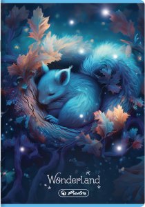 Zeszyt A5 16 kartek w kratkę z marginesem 70g/m2 Wonderland HERLITZ 10