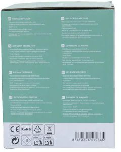 Dyfuzor zapachowy Aigostar  Dyfuzor aromatów 5w 120 ml nawilżacz powietrza z kolorową lampką LED 7
