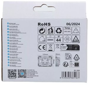 Reflektor 500 lm LED na 3 baterie AA przenośna lampa robocza o mocy 5W 6