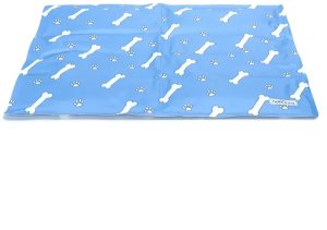 Mata 40x50cm chłodząca dla psa lub kota żelowa z nadrukiem w kostki 3