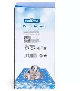 Mata 40x50cm chłodząca dla psa lub kota żelowa z nadrukiem w kostki 7