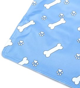 Mata 65x50cm chłodząca dla psa lub kota żelowa z nadrukiem w kostki 2