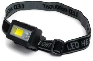 Czołówka 1.2W/140lm 2 rodzaje oświetlenia lampka na 3 baterie AAA 1