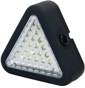 Lampka robocza i ostrzegawcza 15/24 LED trójkąt z hakiem i magnesem 1