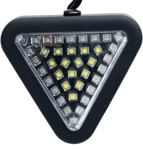 Lampka robocza i ostrzegawcza 15/24 LED trójkąt z hakiem i magnesem 3