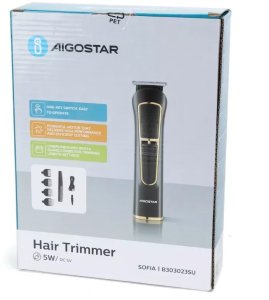Maszynka do włosów Aigostar  Trymer maszynka do strzyżenia włosów zestaw z końcówkami 5W 500mAh USB 7