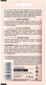 PERFECTA Skin MK Liftingująca maska - serum przeciwzmarszczkowa 8 ml 1