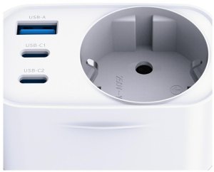 Adapter sieciowy 3MK Hyper Comfort       Charger 30W 1xUSB-A 2xUSB-C 1xSchuko PD QC3.0 biały 9