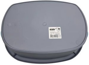 Legowisko 46x35x18cm dla zwierząt plastikowa niecka kojec bez kocyka 5