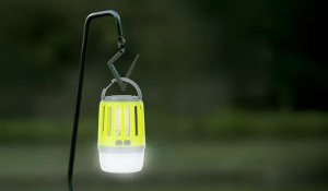Lampa kempingowa 200lm 2in1 oświetli namiot i zabije komary 5V/USB 5