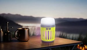 Lampa kempingowa 200lm 2in1 oświetli namiot i zabije komary 5V/USB 6