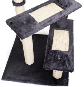 Drapak dla kota 5 poziomów legowisko 50x50x100cm kręcone kocie schody 3