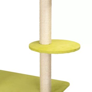 Drapak dla kota 3 poziomy legowisko 60x40x68 cm drzewko do wspinaczki 4