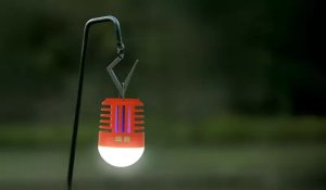 Lampa kempingowa 2in1 oświetli namiot lub domek i zabije komary 200lm 5