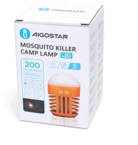 Lampa kempingowa 2in1 oświetli namiot lub domek i zabije komary 200lm 9