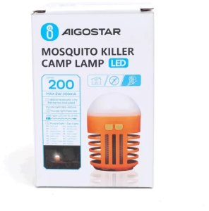 Lampa kempingowa 2in1 oświetli namiot lub domek i zabije komary 200lm 10