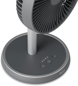 Wentylator Duux Duux Fan | Rize Flex | Stand Fan | Grey | Diameter 21 cm | Number of speeds 4 | Oscillation | 10 W | No 3