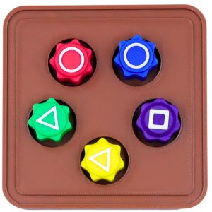 Kości Do Gry W Gonggi Hacele Gra Zręcznościowa Squid Games Podstawka 5szt B LEAN TOYS 3