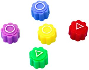 Kości Do Gry W Gonggi Hacele Gra Zręcznościowa Squid Games 5szt LEAN TOYS 2